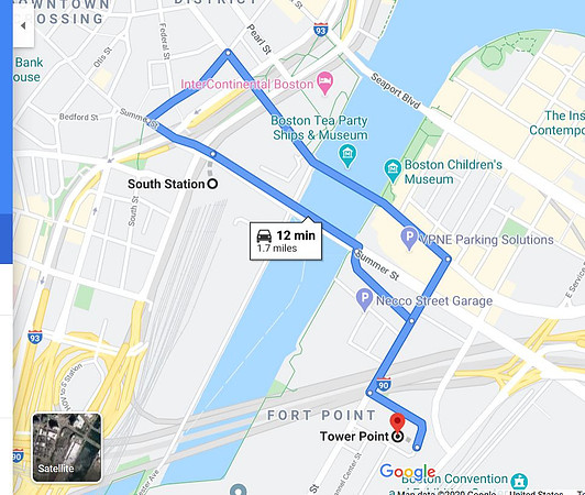 Actual Tower Point Route